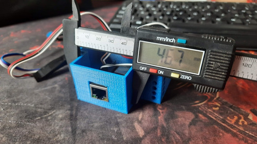 Case Wt32-eth01 Esp32 Ethernet Arduino Trilho Din