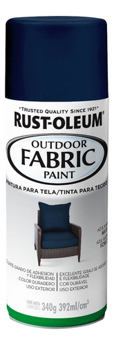 Pintura Para Telas En Aerosol Fabric Rustoleum Specialty 340 Color Azul Marino
