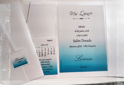 20 Tarjetas Participaciones Invitaciones Casamiento 15 Años
