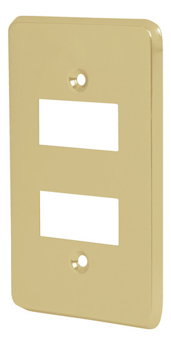 Placa 2 Módulos Aluminio Línea 46436
