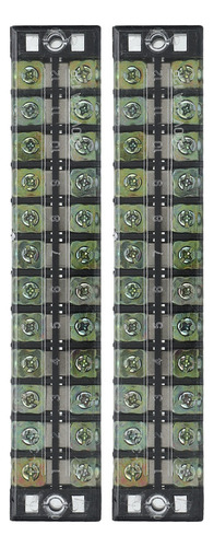Tira De Terminales Atornillada 2 Unidades Cable De Doble H