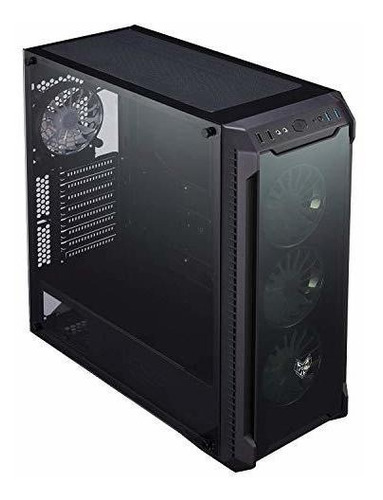 Caja Para Juegos Fsp E-atx Mid Tower Para Pc Con 2 Paneles D