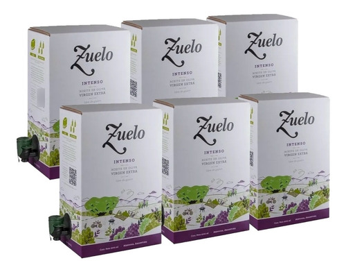 Aceite Zuelo Intenso Baginbox 2 Lts - Familia Zuccardi X6