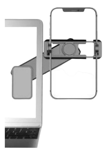 Soporte Extensible Para Celular Notebook Pinza Ajuste Color Negro