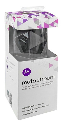 Adaptador Receptor Audio Bluetooth Motorola Stream 89722n 