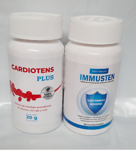 Cardiotens Plus+immusten Gratis - Unidad a $535