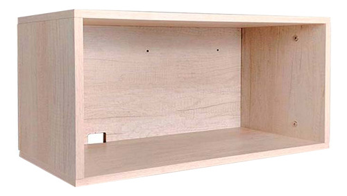 Cocina Integral Con Gabinete Inferior Y Alacena Decomobil Color Encino Polar - Mármol Blanco