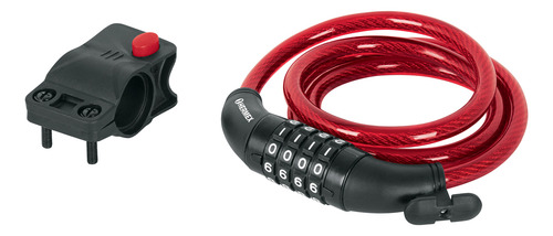 Candado De Cable Con Combinación 10 Mm X 1.20 M Hermex 3 Pzs