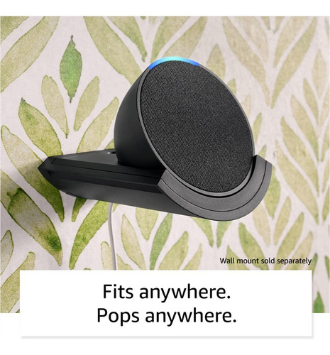Amazon Echo Pop Com Assistente Virtual Alexa Lilas Cor Lavander