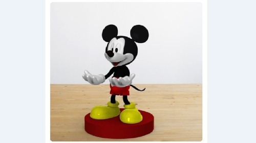 Mickey Soporte Celular Archivo Stl Para Impresora 3d