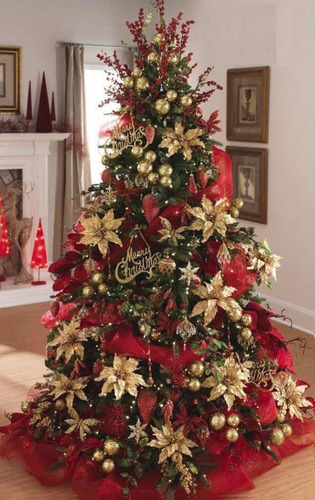 Arbol De Navidad Frondoso De Hojas 1.80 Mts X 90 Cm (tetero)