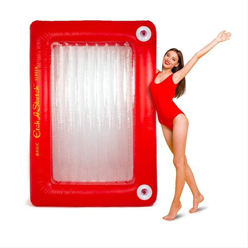 Flotador Inflable Gigante Para Piscina Etch-a-sketch, Estilo