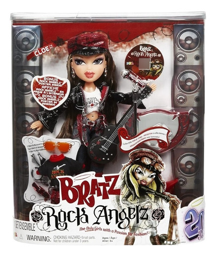 Bratz Muñeca Cloe Rock Angelz 20 Aniversario Ed Especial