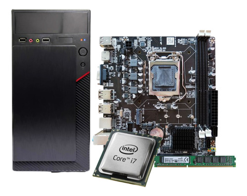 Pc Cpu Intel I7 3770 Placa B75 8gb Ssd 240gb