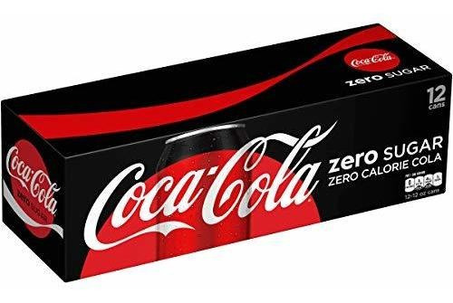 Coca-cola Zero Sugar Fridgepack, 12 Fl Oz, Paquete De 12.