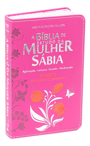 Bíblia Da Mulher Sábia De Estudo | Arc | Letra Grande | Pink