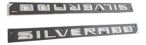 Emblema Chevrolet Silverado 2019 2020 Par De Emblemas Oem
