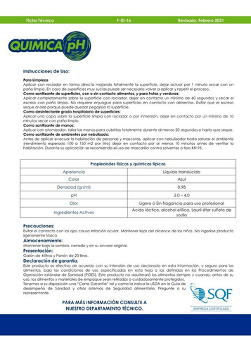 Imagen 7 de 8 de Desinfectante Sanitizante 100% Natural Multiusos, 4ltx2 Pzas