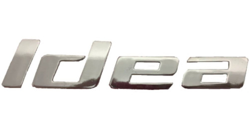 Emblema Fiat Idea 2010 Até 2013 Cromado