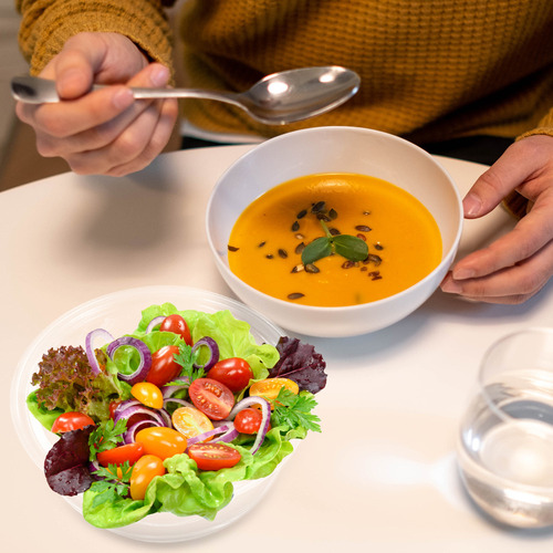 2025 Cuencos Con Tapa, Ensaladera De Vidrio, 2 Unidades