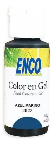 Color Gel Azul Marino 40 Grs Enco 2923-40