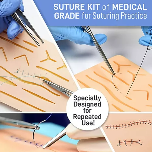 Kit De Práctica De Sutura Para Estudiantes 20 Piezas