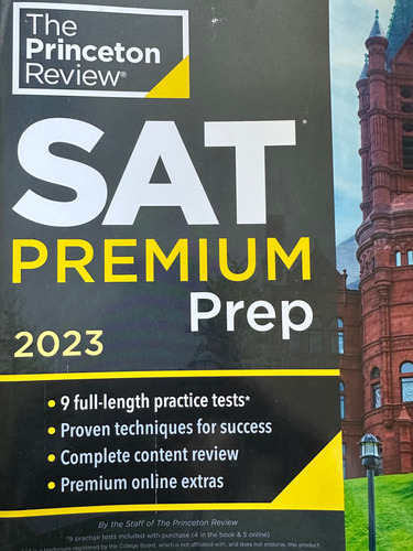 Libro Sat Premium Princeton Review 2023