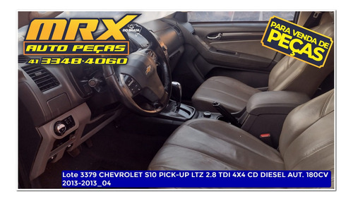 Sucata Chev S10 Pick-up 2.8 Diesel Aut 180cv 2013 Pecas