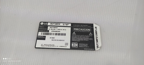 Fuente Lg 50up7500psf Eax69057002 (Usado)
