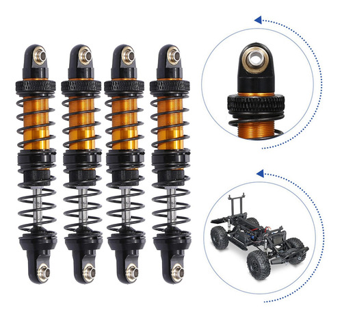 Amortiguador Para Axial Axi03007 Trx4 Trx6 1/10 Rc 70 Mm