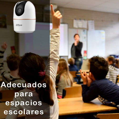 Cámara Ip Pt Wifi 4mpx Serie Hero Lente 3.6mm Ir 10mts Audio De Dos Vías Auto Traking Detección De Humanos Puerto Rj45 Con Memoria Microsd 128gb Western Digital Purple