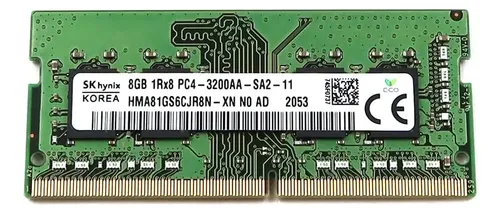 Memória RAM Sk Hynix Sodimm Ddr4 3200 Pc4 3200aa 1rx8