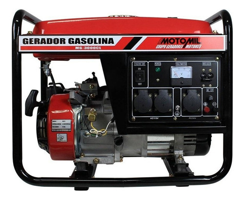 Gerador De Energia Portátil Motomil Mg3000cl 2800w Monofásic