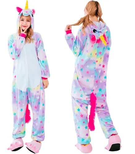 Pijama Mameluco De Unicornio Cosplay Estrellas H8116