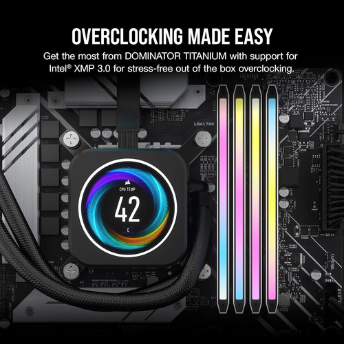 Corsair Dominator Titanium Rgb Ddr5 Ram 96 Gb 6600 Mhz Cl32