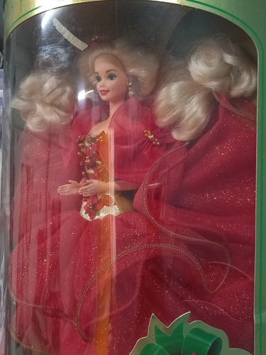 Imagem 5 de 10 de Barbie 1993 Happy Holidays Natal Gala Superstar Antiga 80