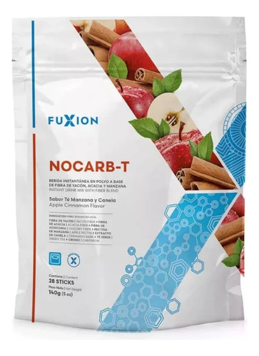 Fuxion Nocarb-t Control De Carbohidratos Pack De 28 Unid