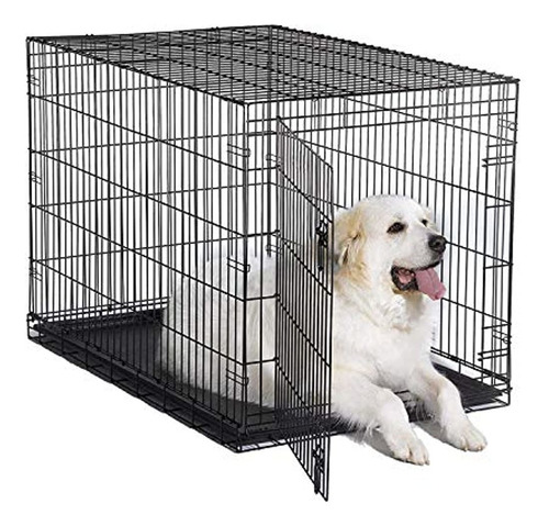 Nuevo Mundo Plegable Caja De Metal Para Perros; Jaulas Para 