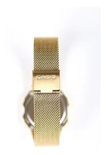 Casio gold mesh watch top