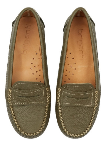 Imagen 4 de 10 de Mocasín Goma Mujer Cuero Premium Zapato Chatita Mcmo03587