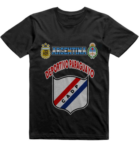 Remera Infantil Negra Deportivo Paraguayo