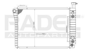 Radiador Gmc Safari 1989-1990-1991-1992 V6 4.3lts Automatico