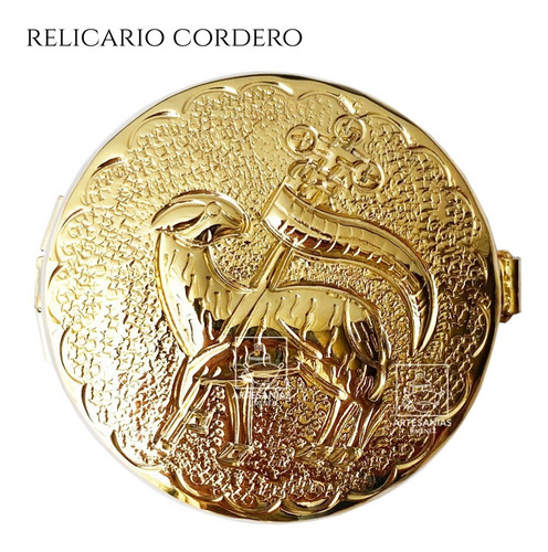 Imagen 1 de 2 de Relicario Para Llevar Comunión A Los Enfermos Modelo Cordero