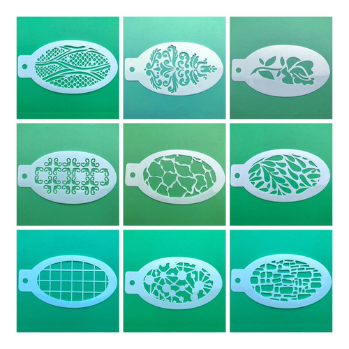 42x Plantillas De Pintura Facial Plantillas De Pintura