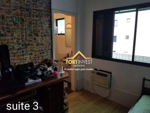 Imagem 27 de 30 de Apartamento Duplex Com 4 Dormitórios À Venda, 210 M² Por R$ 850.000,00 - Tupi - Praia Grande/sp - Ad0004