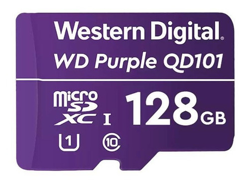 Micro Sd Wd Purple Survilliance Sdhc 128gb Qd101 Tranza