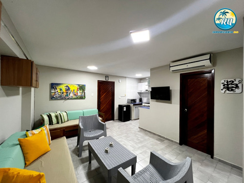 Res. Mar, Sol Y Bahia, Apartamento De 01 Habitacion En Piso Dos (2)