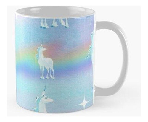 Taza El Último Unicornio Suave Estampado De Arcoíris Calidad