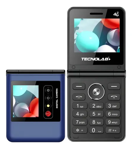 Telefono Celular Senior 4G Adulto Mayor Dual Sim Tl709 Azul