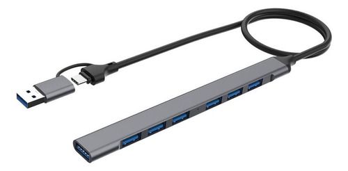 Divisor Usb A Usb C A Usb 3.0 Y Adaptador Usb 2.0 7 Puertos